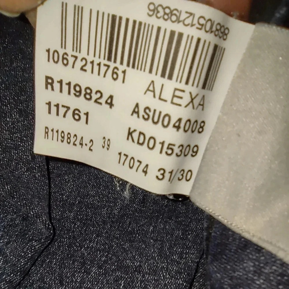 Mavis Alexa Women's Size 12 Blue Mid-Rise Skinny Jeans Y2k Skater - Picture 5 of 8